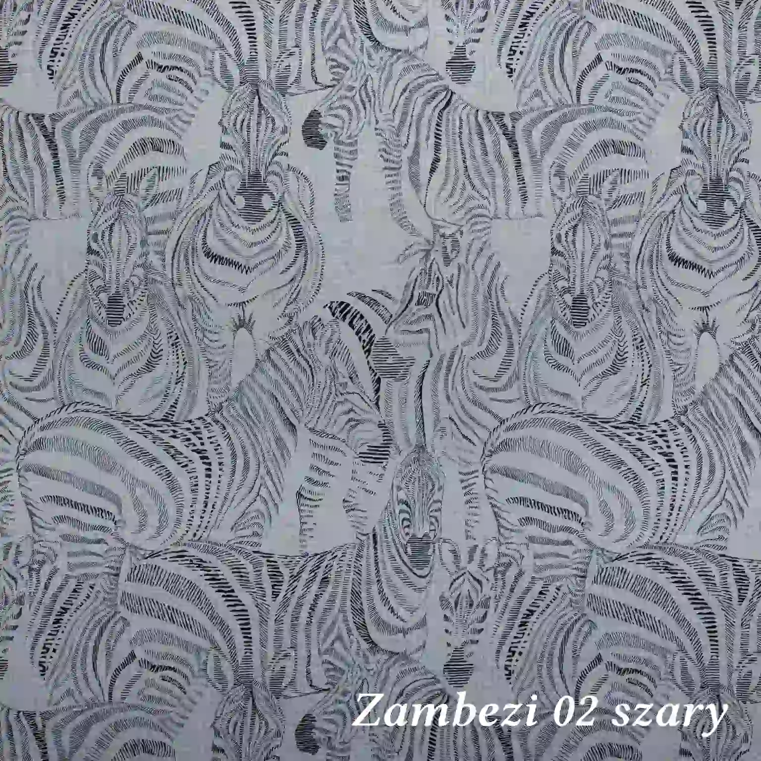 elegancka tkanina z motywem zebry