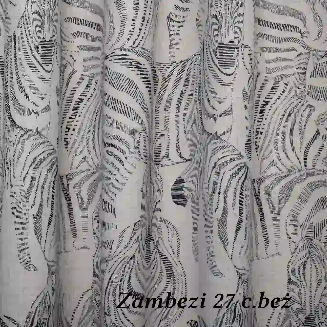 nowoczesne dekoracje okienne zebra