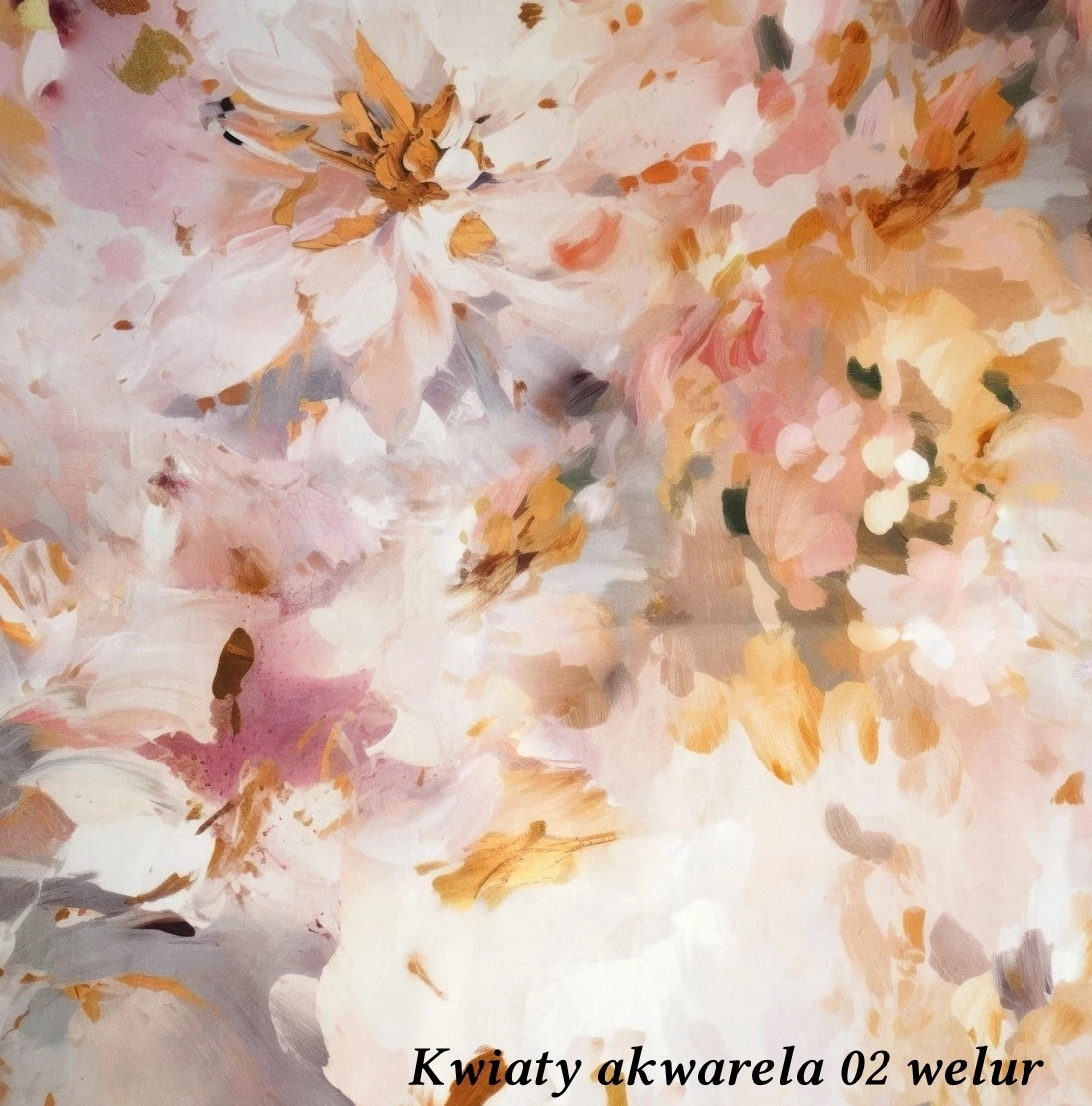 tkanina-w-kwiaty-rozowo-zlota