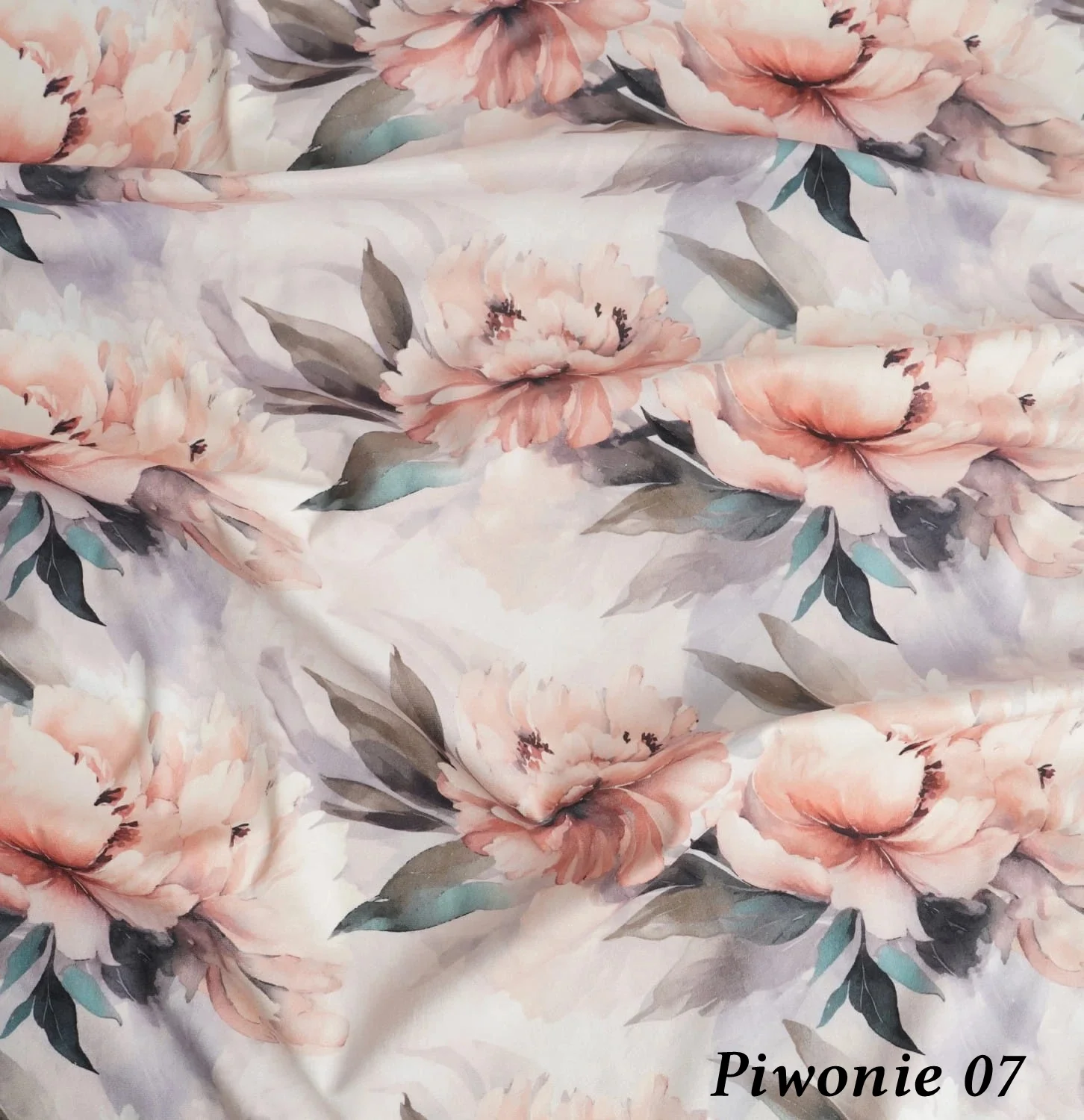 Tkanina Piwonie – układ materiału 04